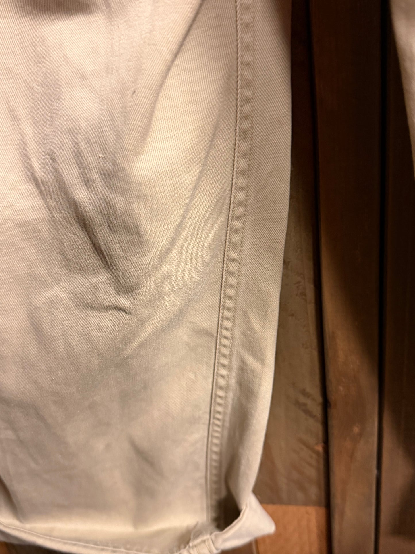 SHANANA MIL US ARMY KHAKI TROUSERS Pantalones chino L (equivalente a 34 pulgadas de cintura) SM_17