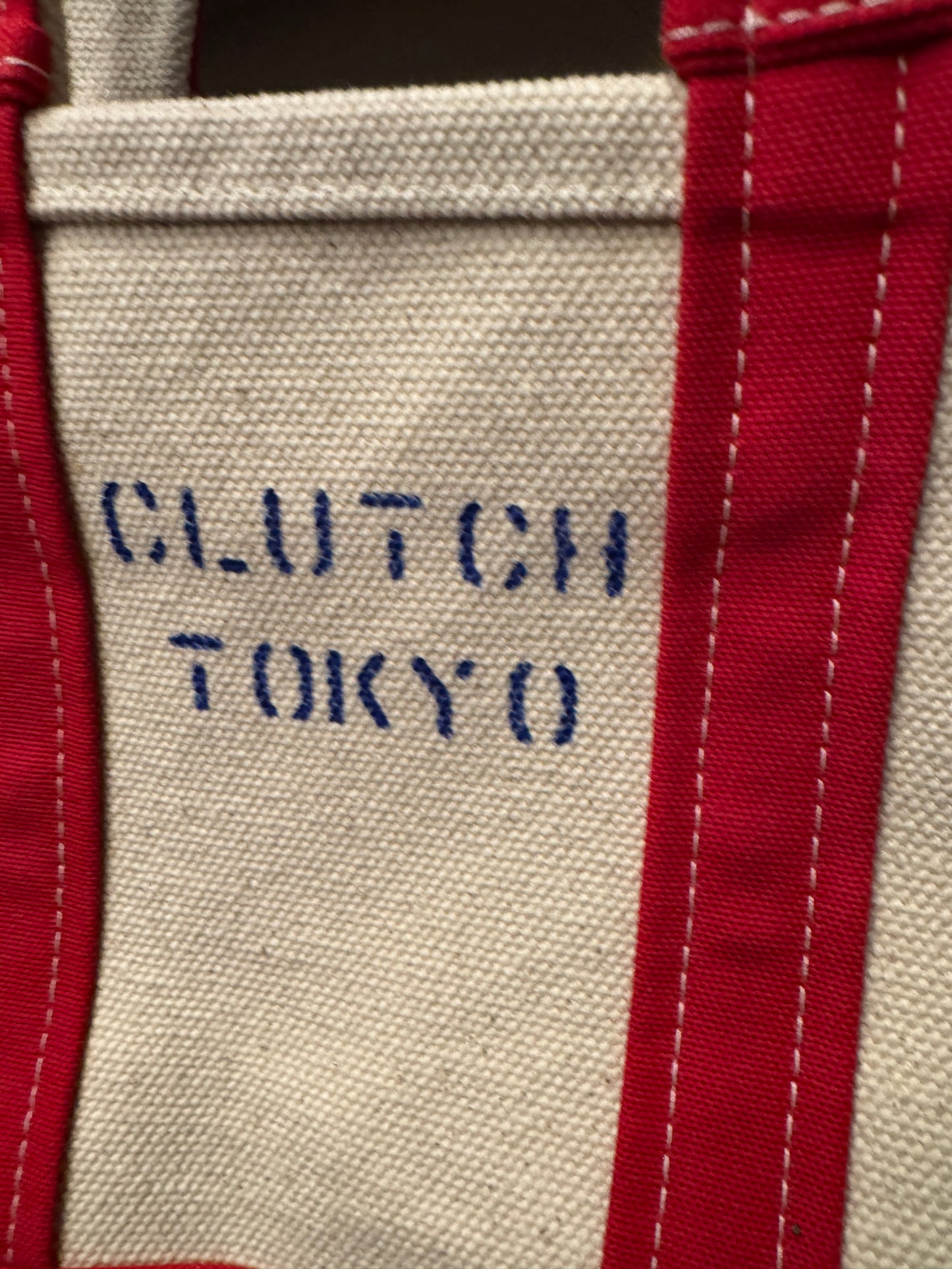 CLUTCH TOKYOオリジナル JABS トート RED size M
