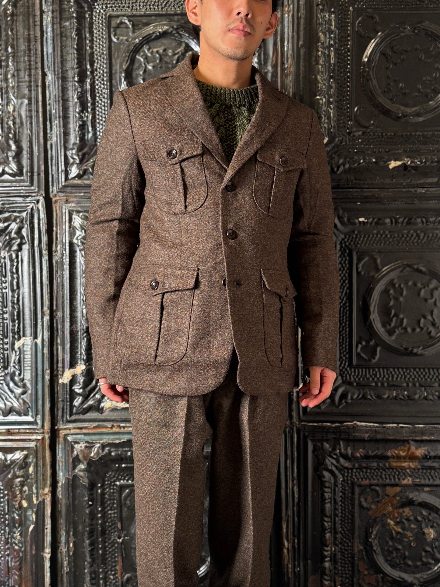 Fleurs de Bagne / Le Blazer “LE MILORD” REDSTART ツイードジャケット