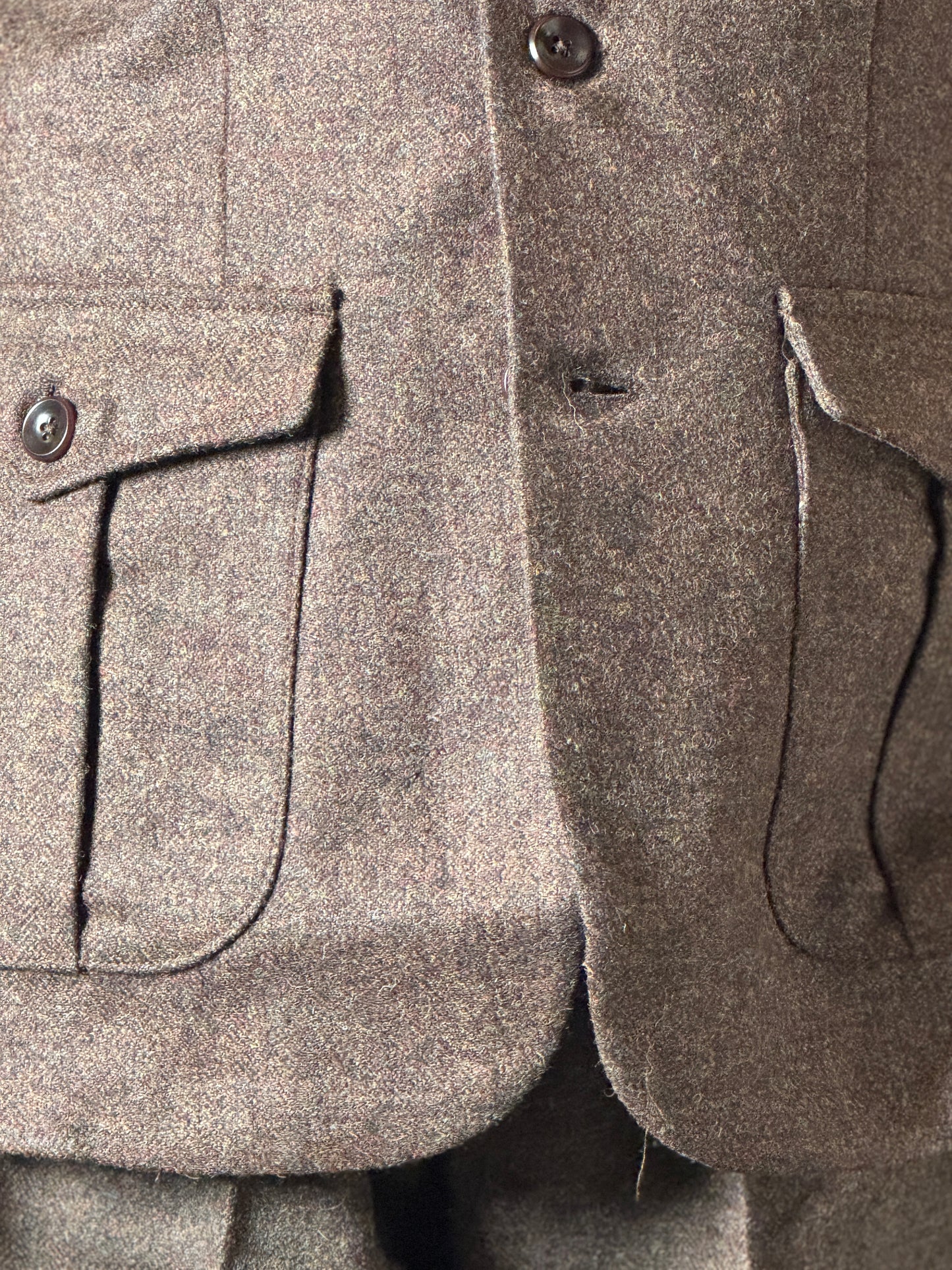 Fleurs de Bagne / Le Blazer “LE MILORD” REDSTART ツイードジャケット