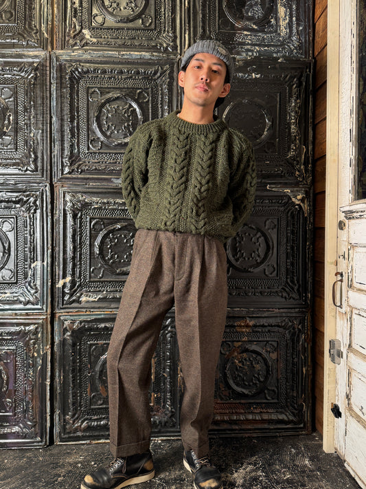 Fleurs de Bagne / Le Pantalon “LE MILORD” ウールツイードトラウザーズ