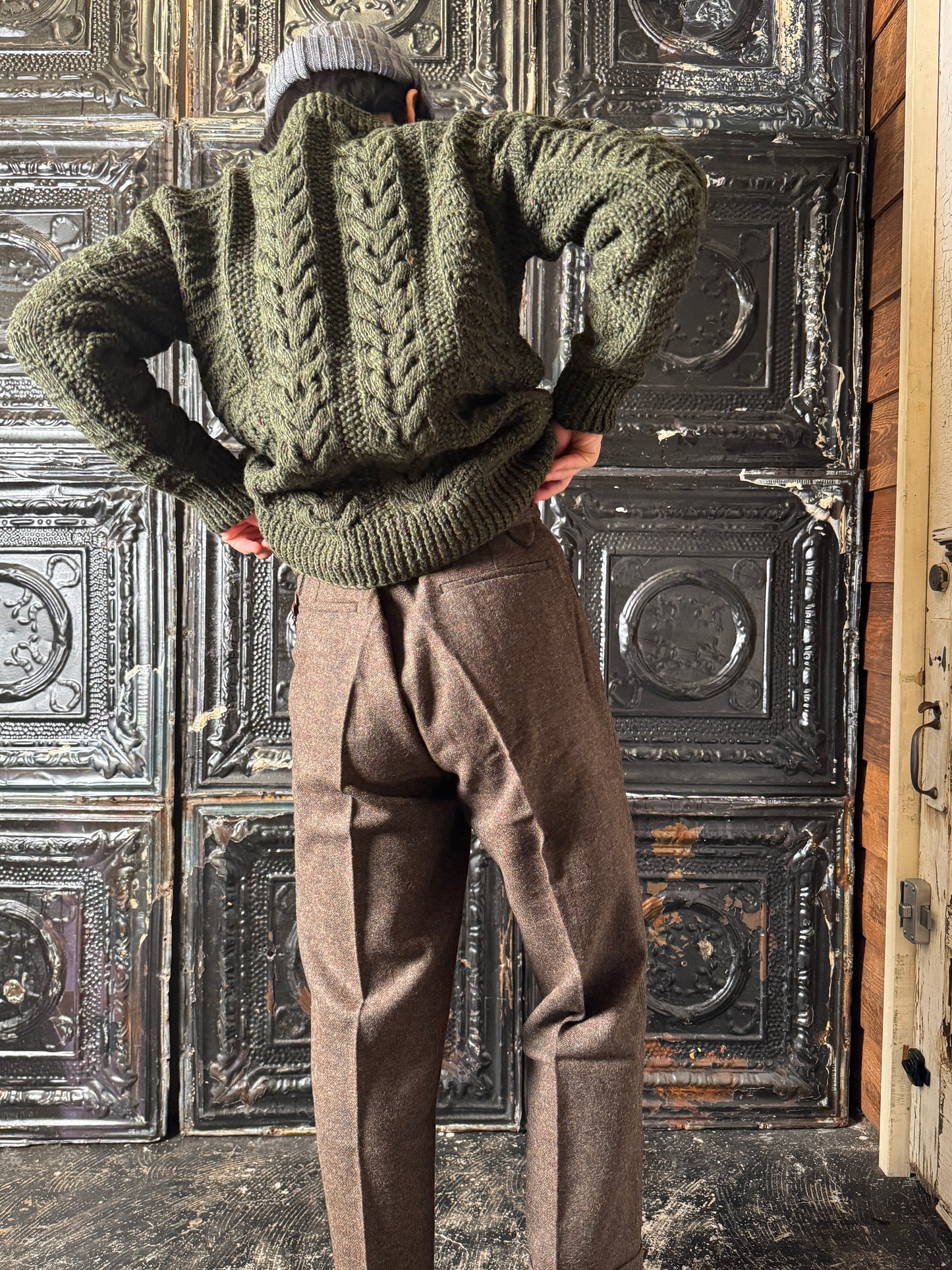 Fleurs de Bagne / Le Pantalon “LE MILORD” ウールツイードトラウザーズ