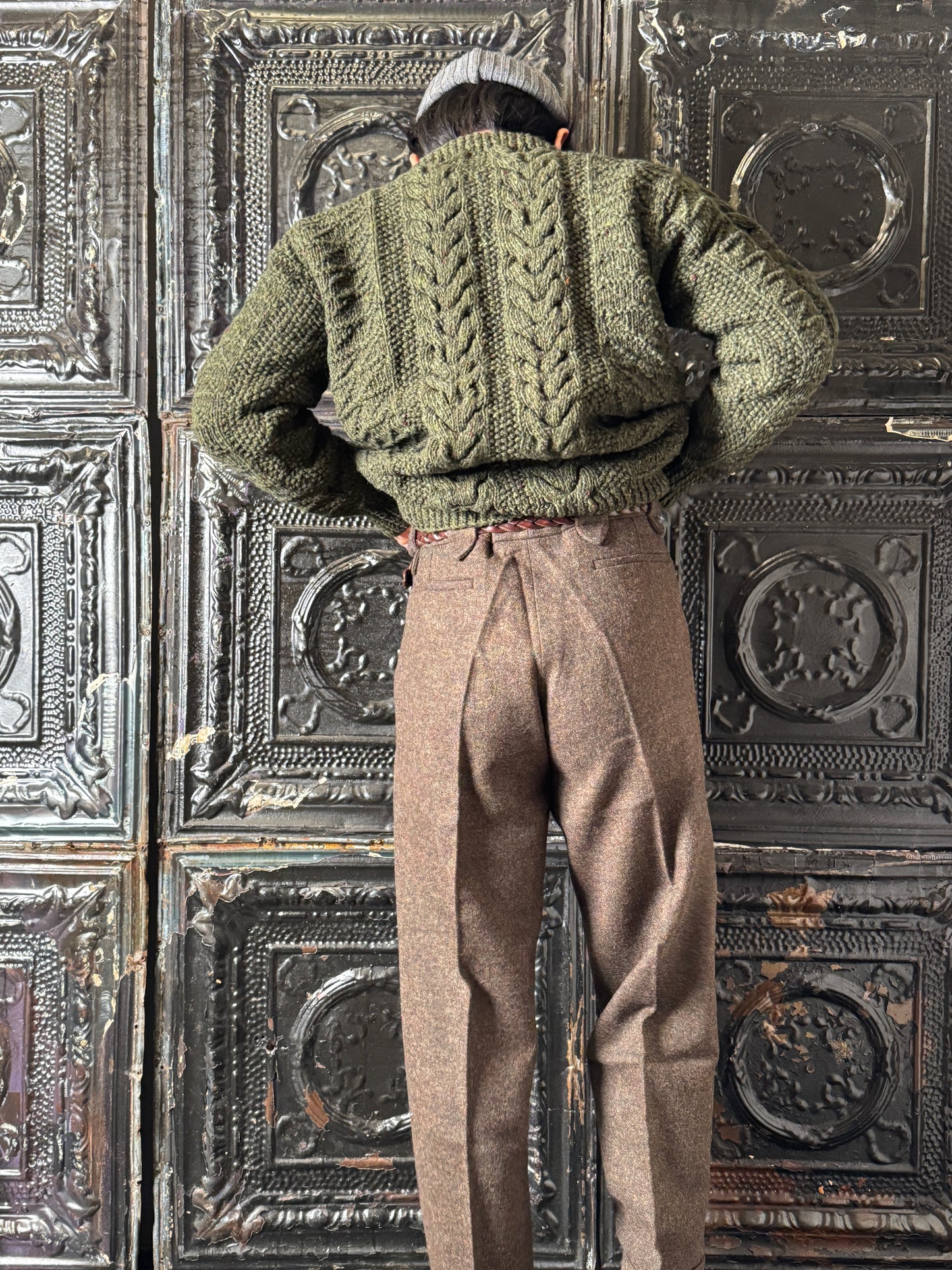 Fleurs de Bagne / Le Pantalon “LE MILORD” ウールツイードトラウザーズ