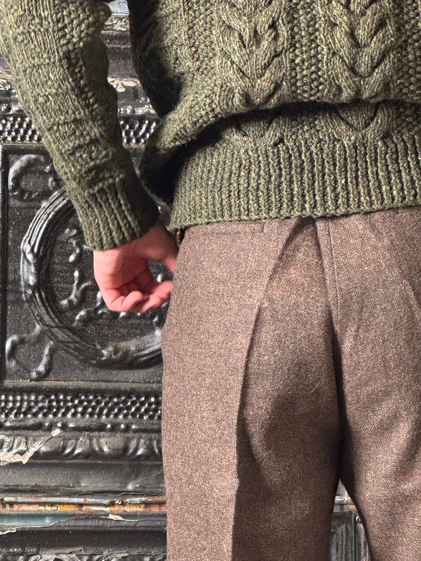 Fleurs de Bagne / Le Pantalon “LE MILORD” ウールツイードトラウザーズ