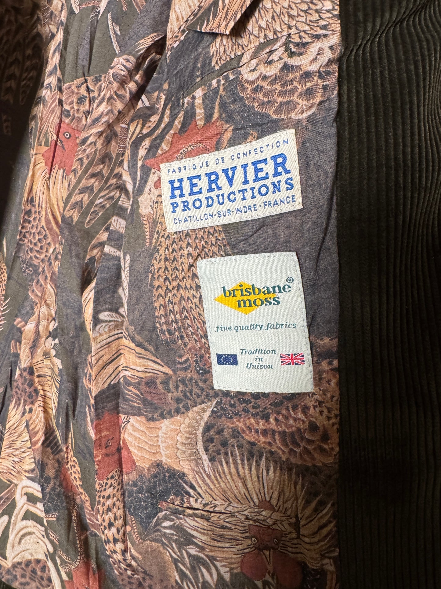 Fleurs de Bagne / Le Blazer “LE MILORD” コーデュロイジャケット— Velours Kaki（ブリスベン・モス　コーデュロイ／カーキ）