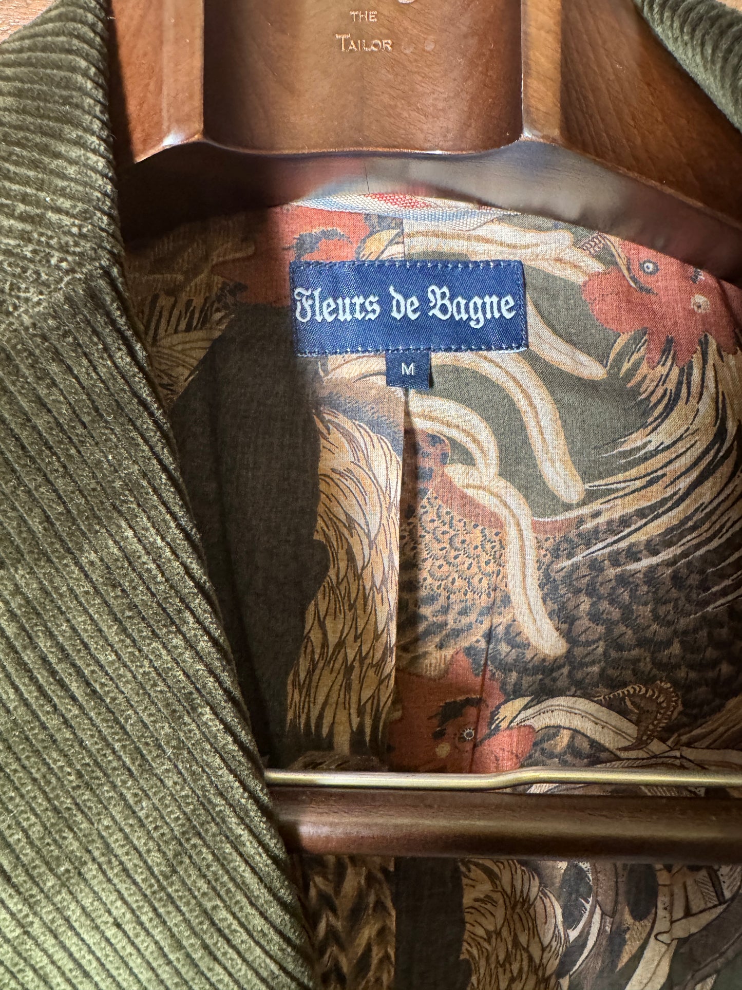 Fleurs de Bagne / Le Blazer “LE MILORD” コーデュロイジャケット— Velours Kaki（ブリスベン・モス　コーデュロイ／カーキ）