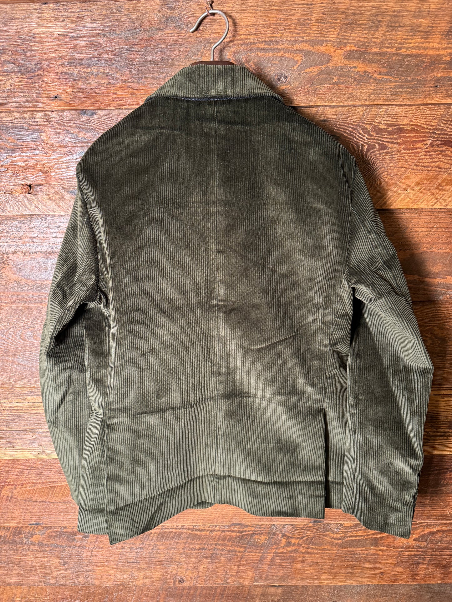 Fleurs de Bagne / Le Blazer “ANATOLE” キルティング裏地コーデュロイジャケット— Velours Kaki（ブリスベン・モス　コーデュロイ／カーキ）