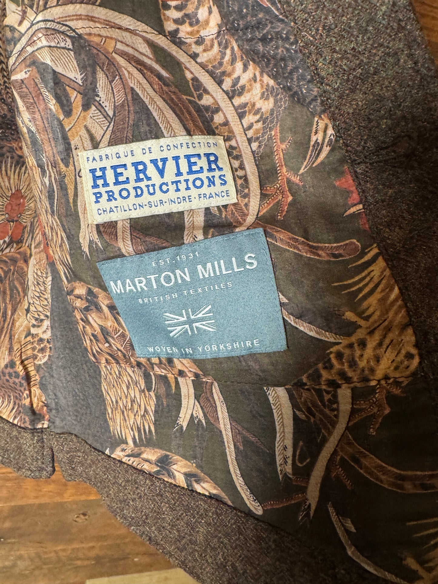 Fleurs de Bagne / Le Blazer “LE MILORD” REDSTART ツイードジャケット