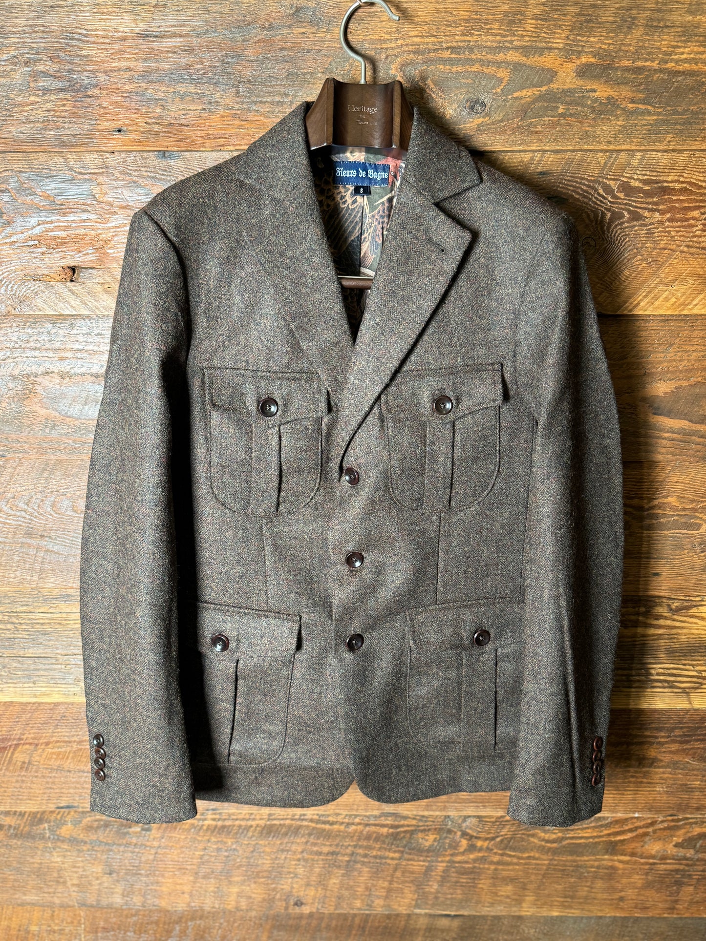 Fleurs de Bagne / Le Blazer “LE MILORD” REDSTART ツイードジャケット