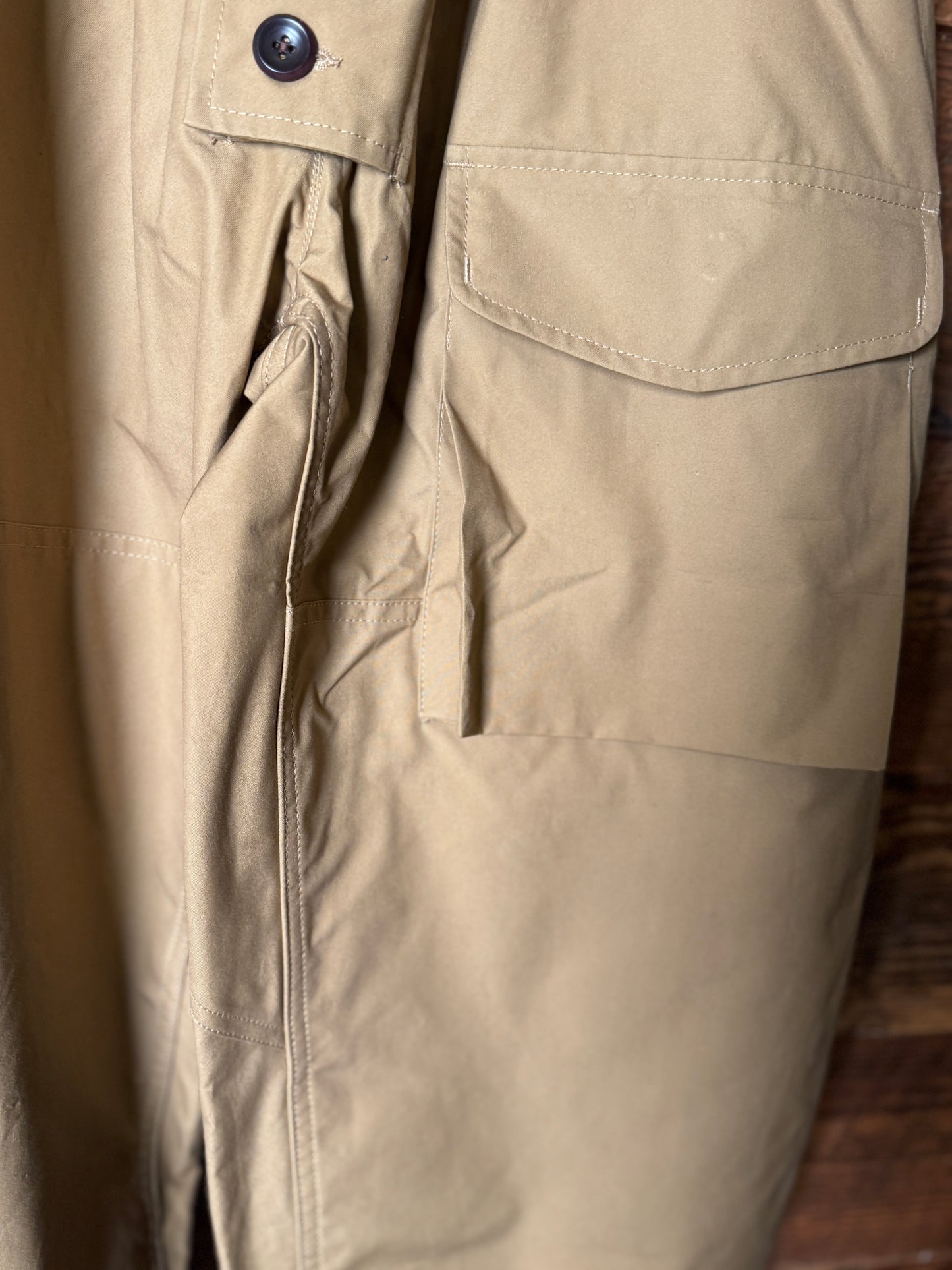 Fleurs de Bagne / SUBMARINER パンツ  — VENTILEベンタイル（British Millerain）使用（サンドベージュ）