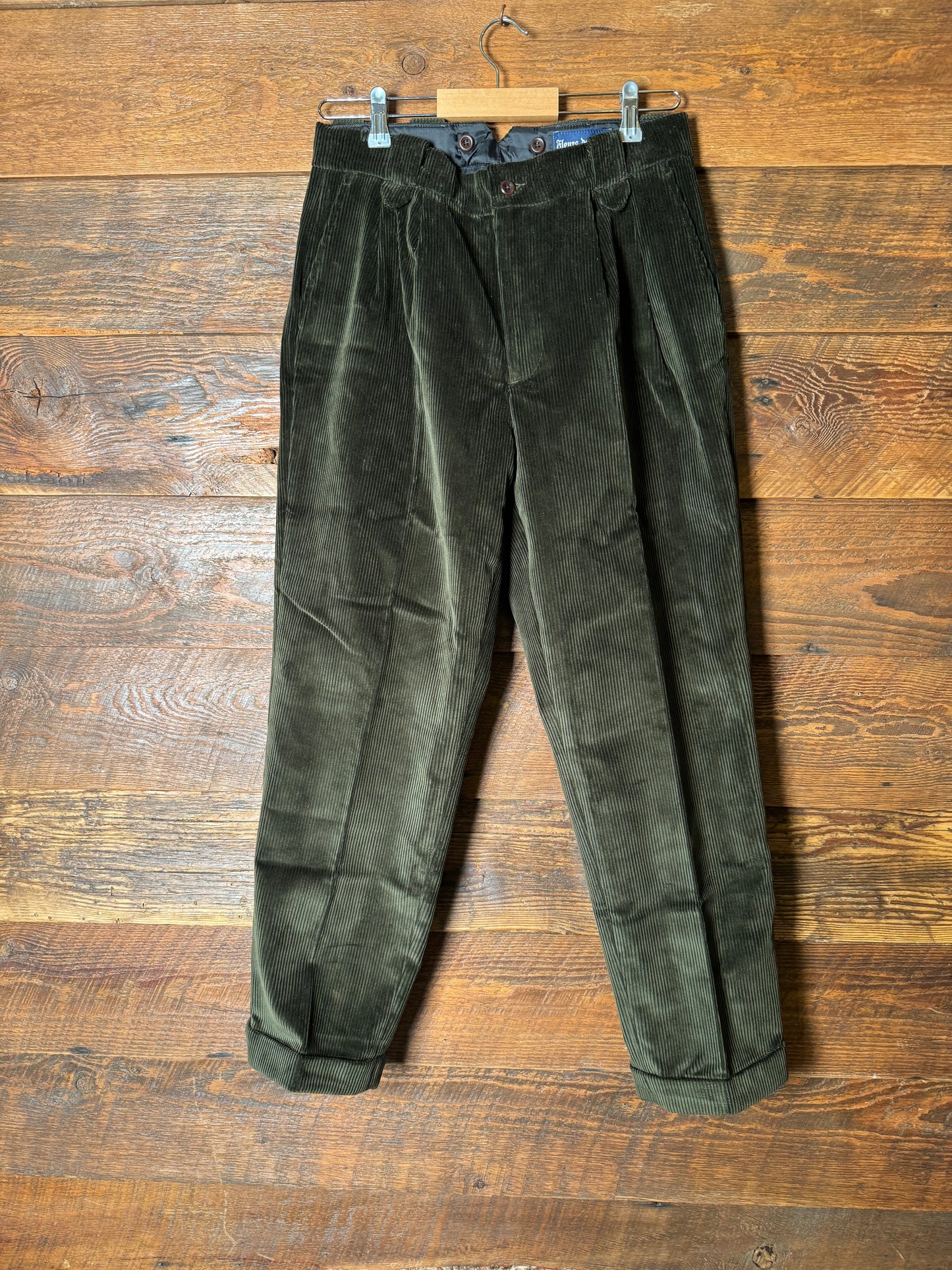 Fleurs de Bagne / Le Pantalon “LE MILORD” コーデュロイトラウザーズ (ブリスベン・モス コーデュロイ)