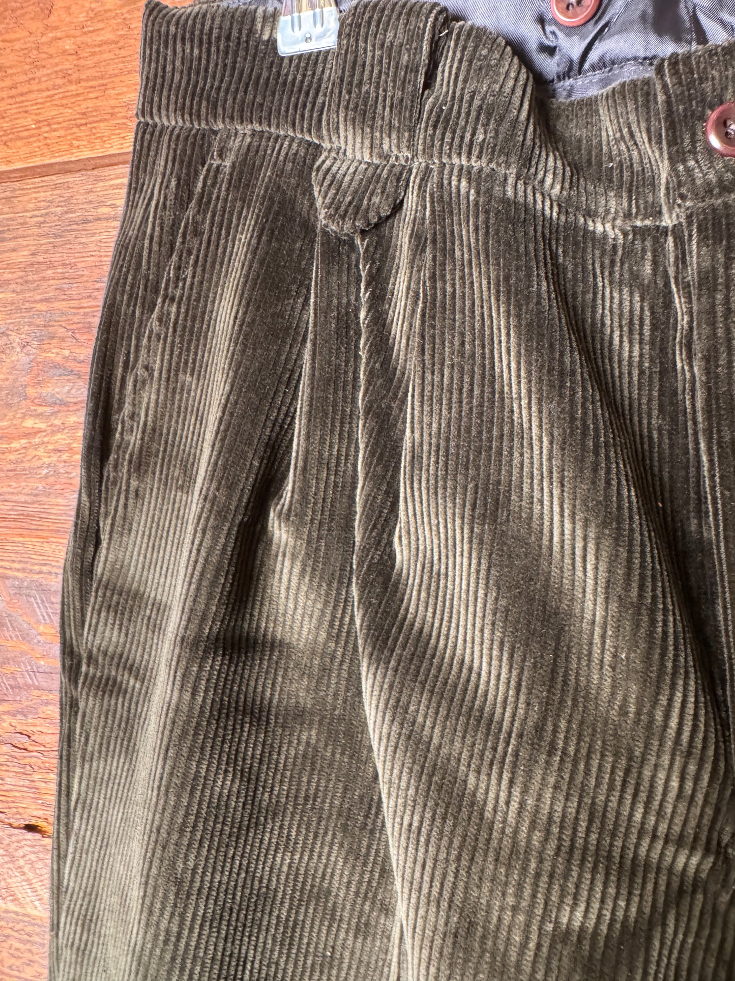 Fleurs de Bagne / Le Pantalon “LE MILORD” コーデュロイトラウザーズ (ブリスベン・モス コーデュロイ)