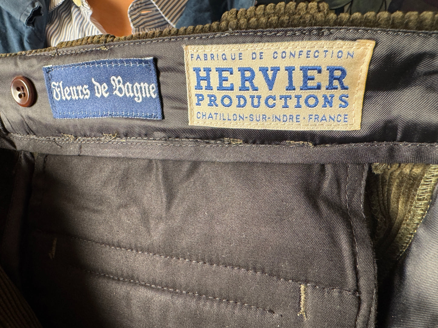 Fleurs de Bagne / Le Pantalon “LE MILORD” コーデュロイトラウザーズ (ブリスベン・モス コーデュロイ)