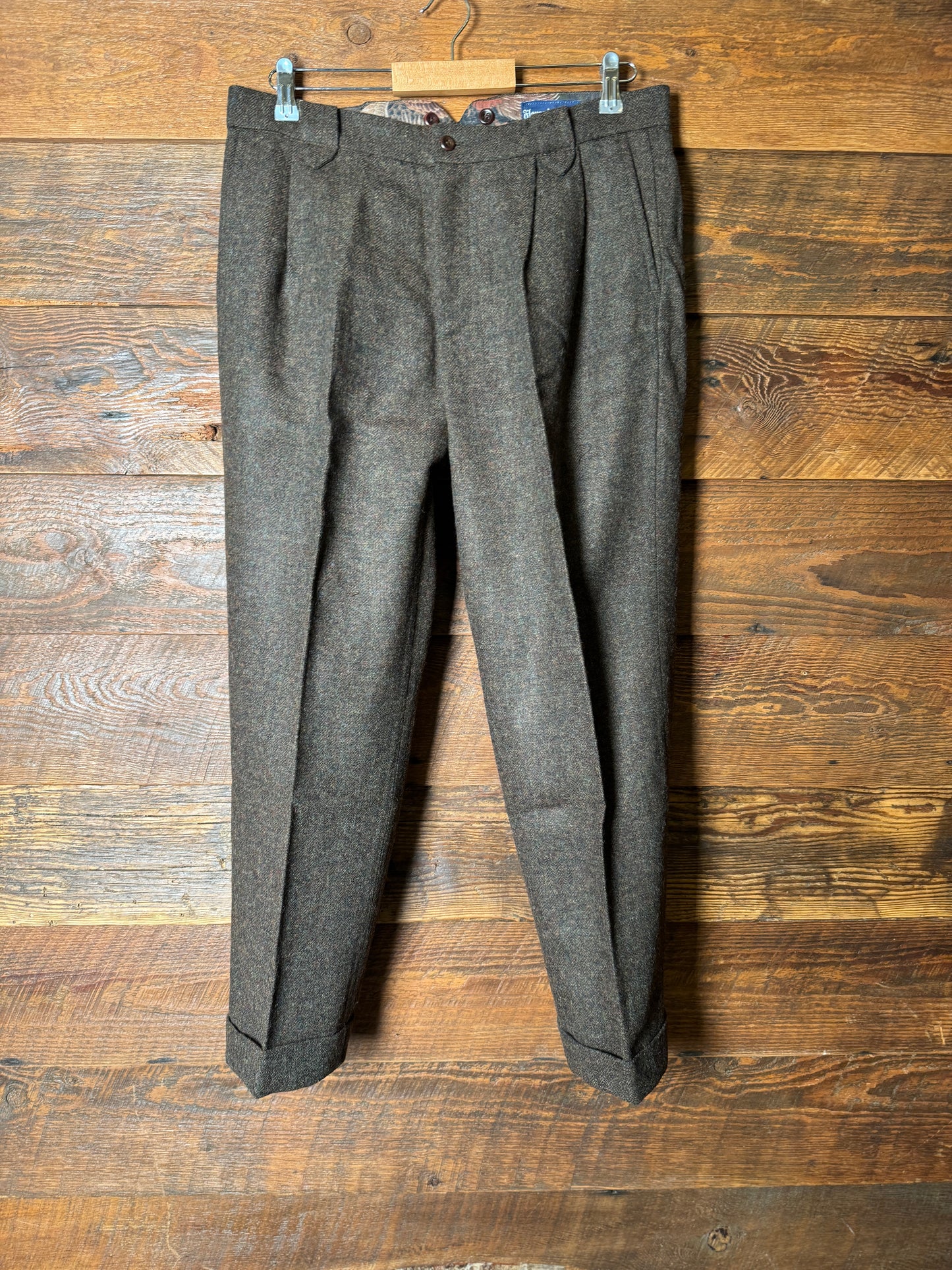 Fleurs de Bagne / Le Pantalon “LE MILORD” ウールツイードトラウザーズ