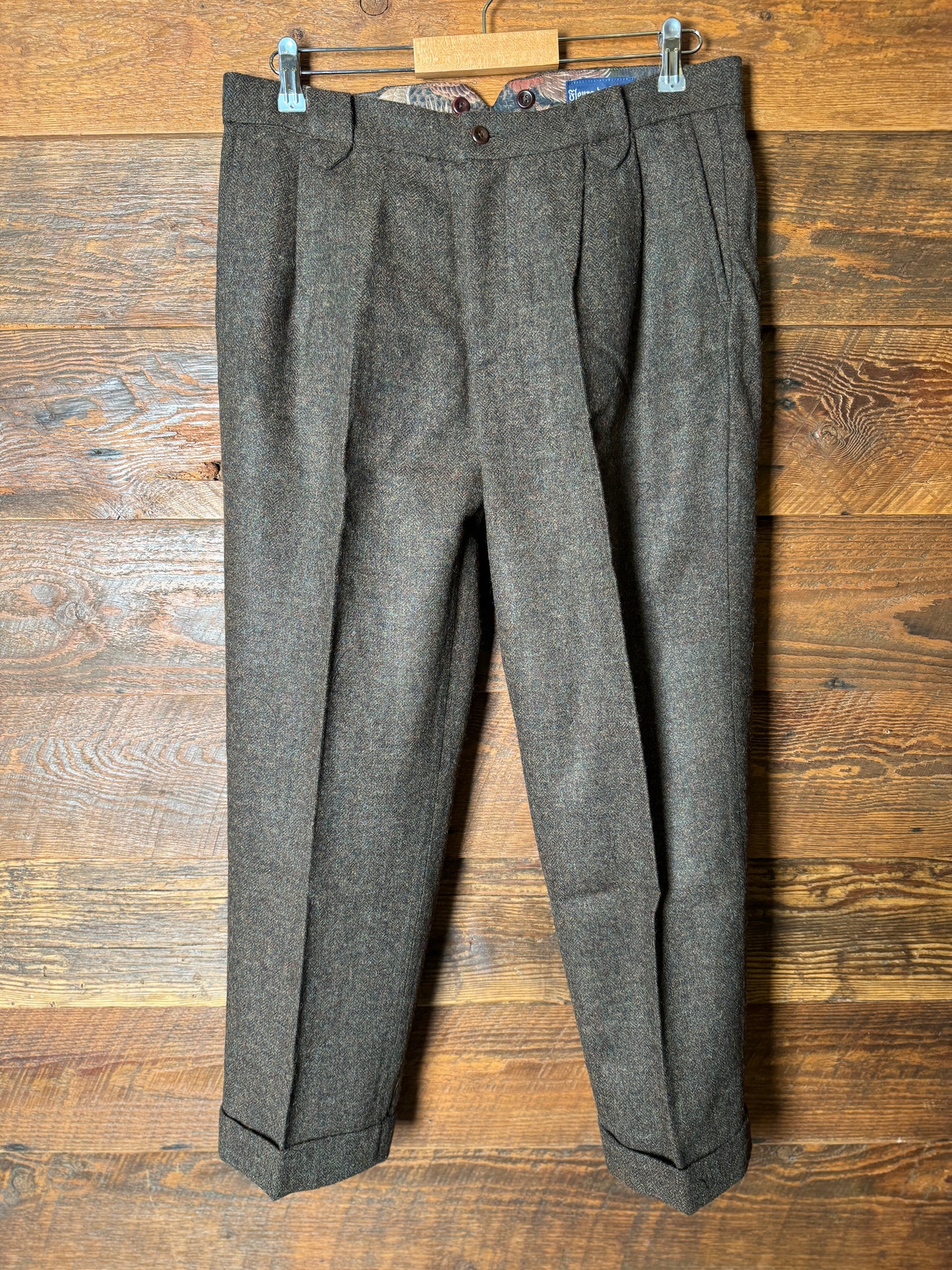 Fleurs de Bagne / Le Pantalon “LE MILORD” ウールツイードトラウザーズ
