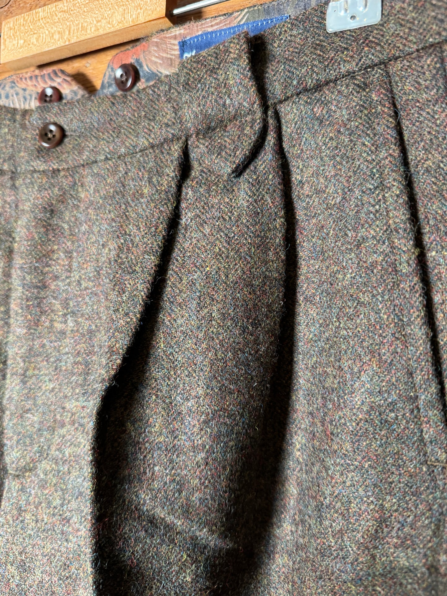 Fleurs de Bagne / Le Pantalon “LE MILORD” ウールツイードトラウザーズ