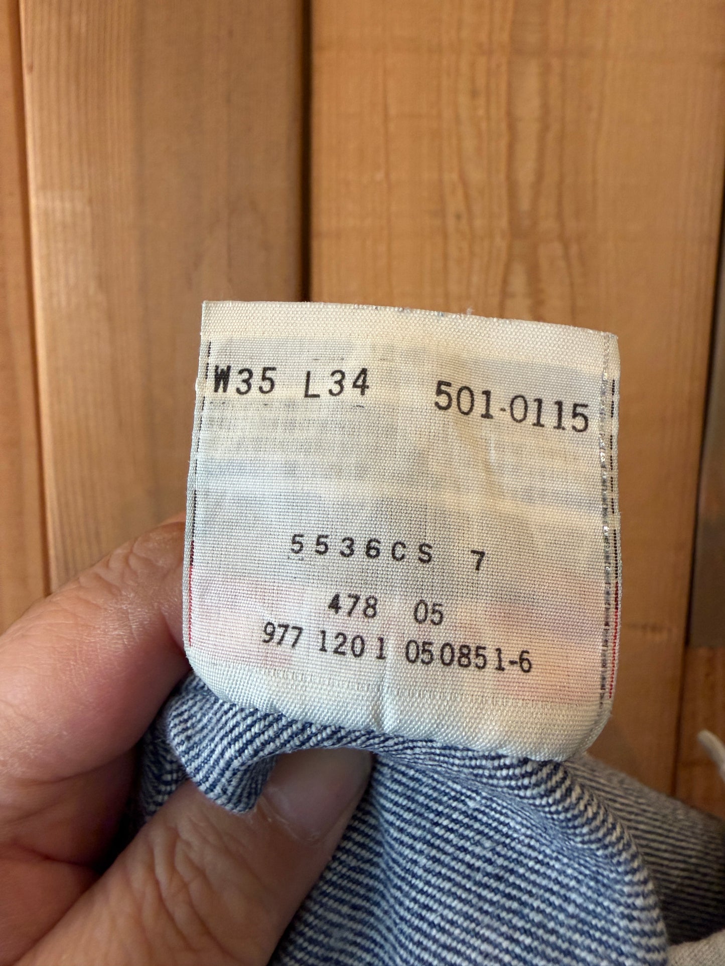 SHANANA MIL<シャナナミル>　Levi's 501 HAND CUSTOM JEANS W35（実寸33インチ相当）_SM26