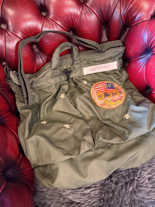 ＜新入荷＞SHANANA MIL<シャナナミル>Daisy®️ 2way US AIR FORCE HELMET BAG実物ヘルメットバッグ SM62