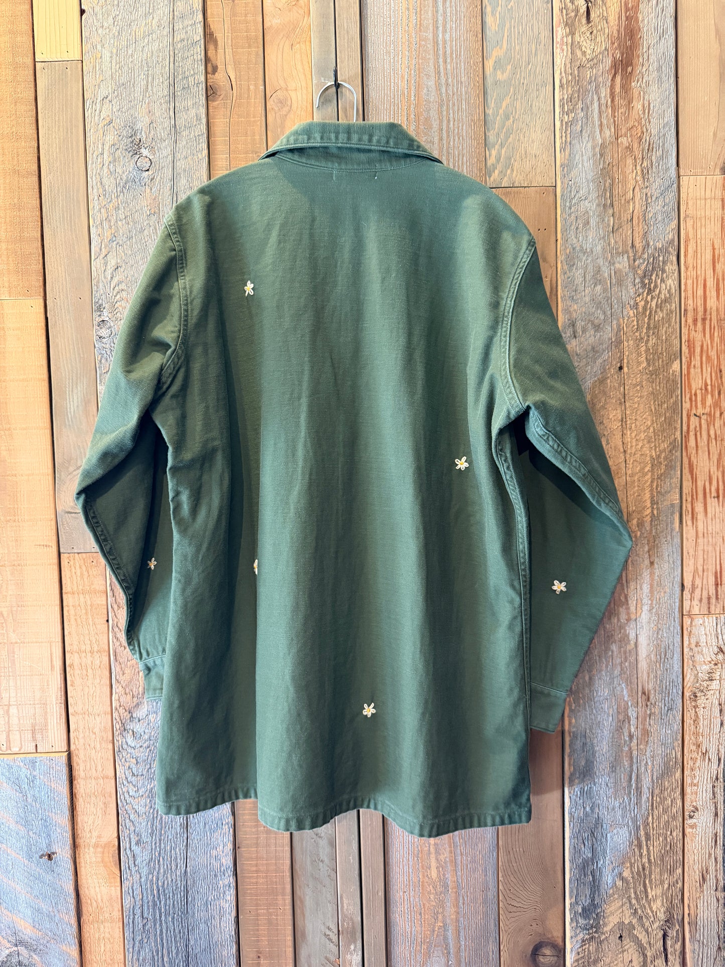 SHANANA MIL<シャナナミル>　US ARMY Re-make Shirts OG107　Size L SM40