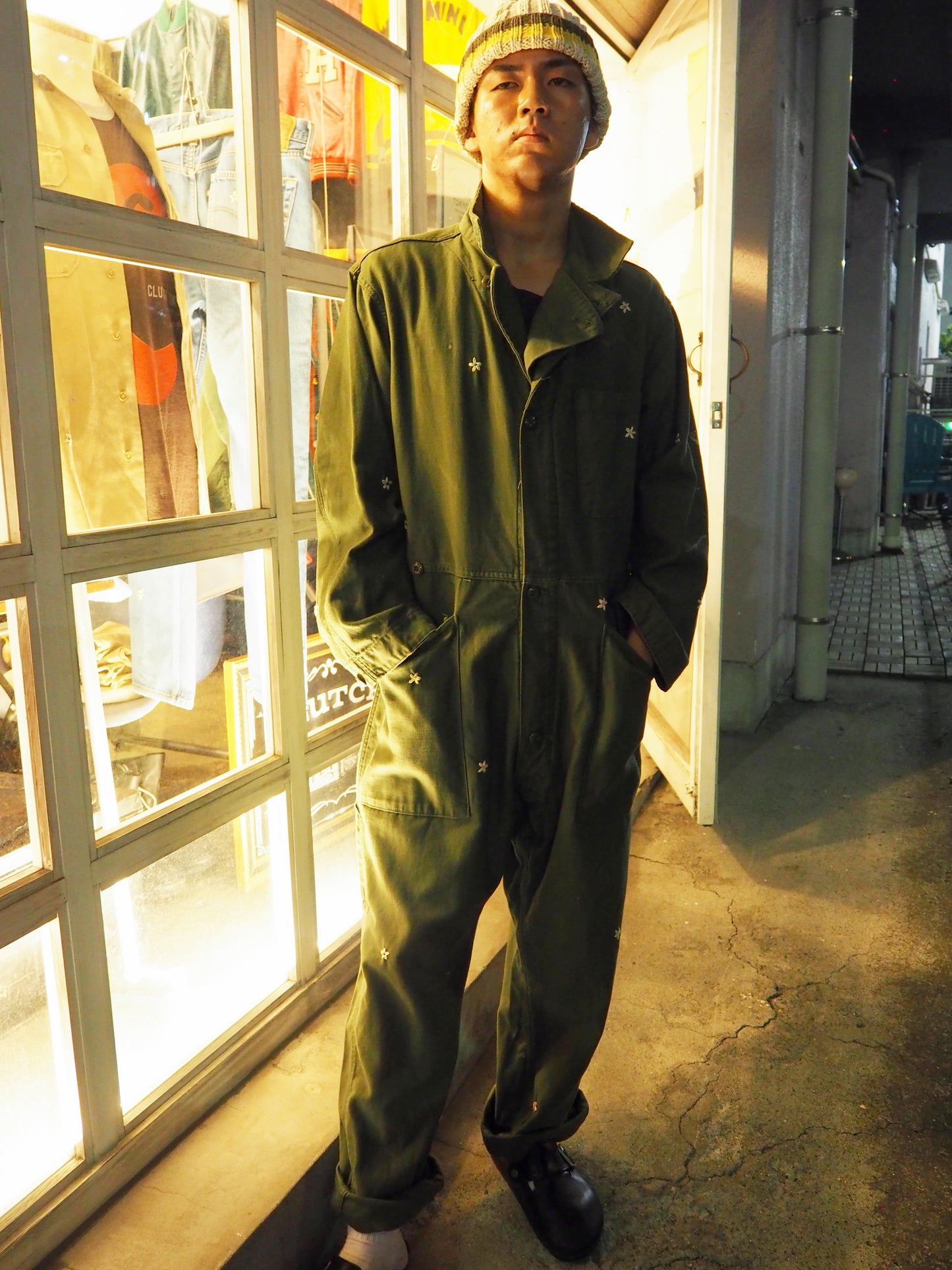 SHANANA MIL_MILITARY <COVERALLS MEN'S COTTON SATEEN ,TYPE1>SIZE LARGE