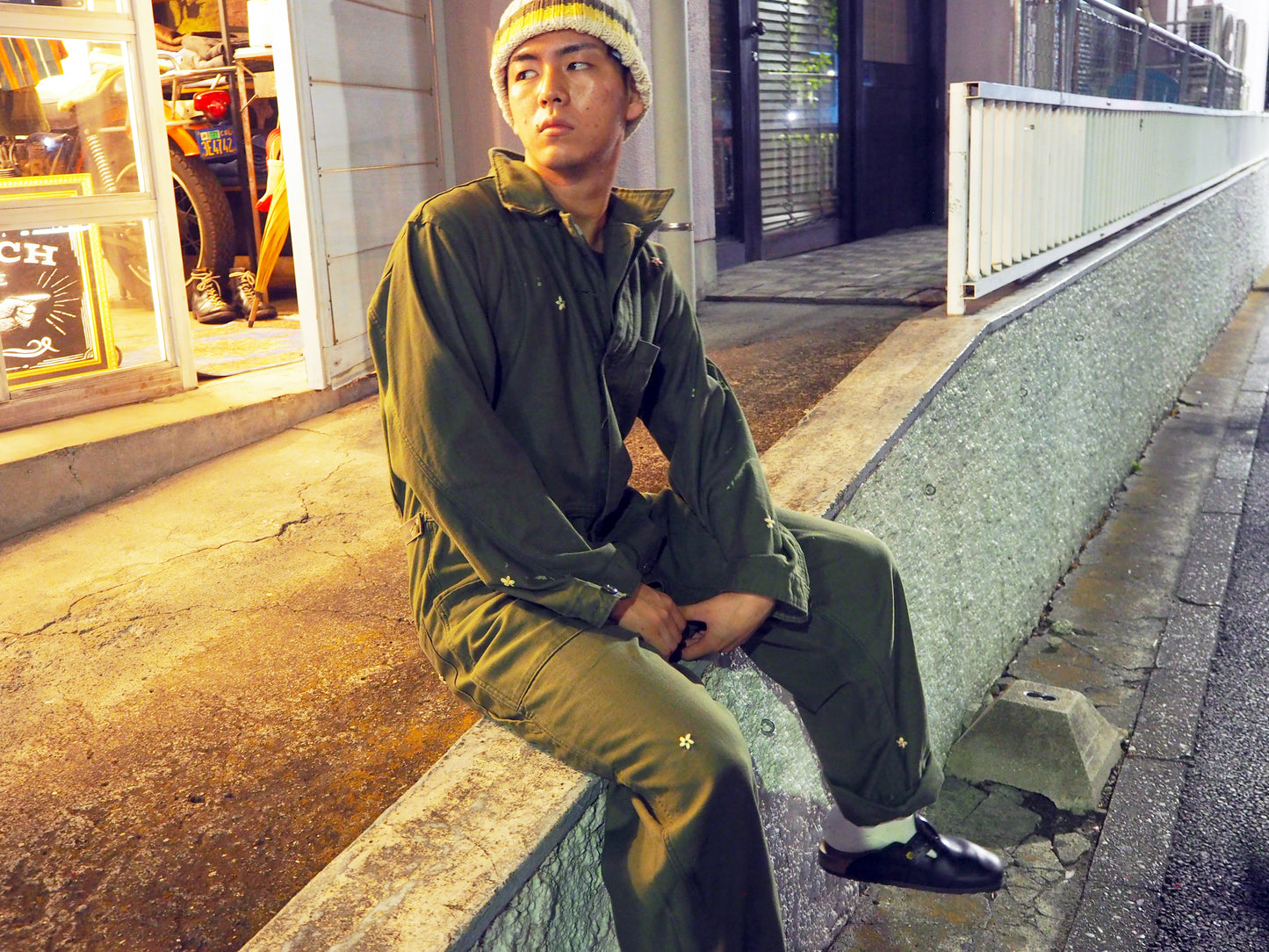 SHANANA MIL_MILITARY <COVERALLS MEN'S COTTON SATEEN ,TYPE1>SIZE LARGE