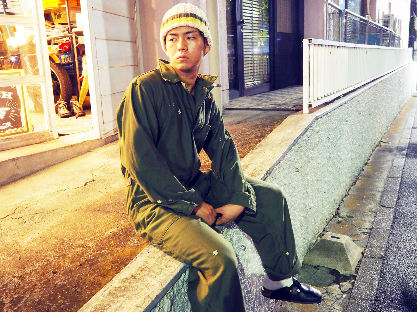 SHANANA MIL_MILITARY <COVERALLS MEN'S COTTON SATEEN ,TYPE1>SIZE LARGE