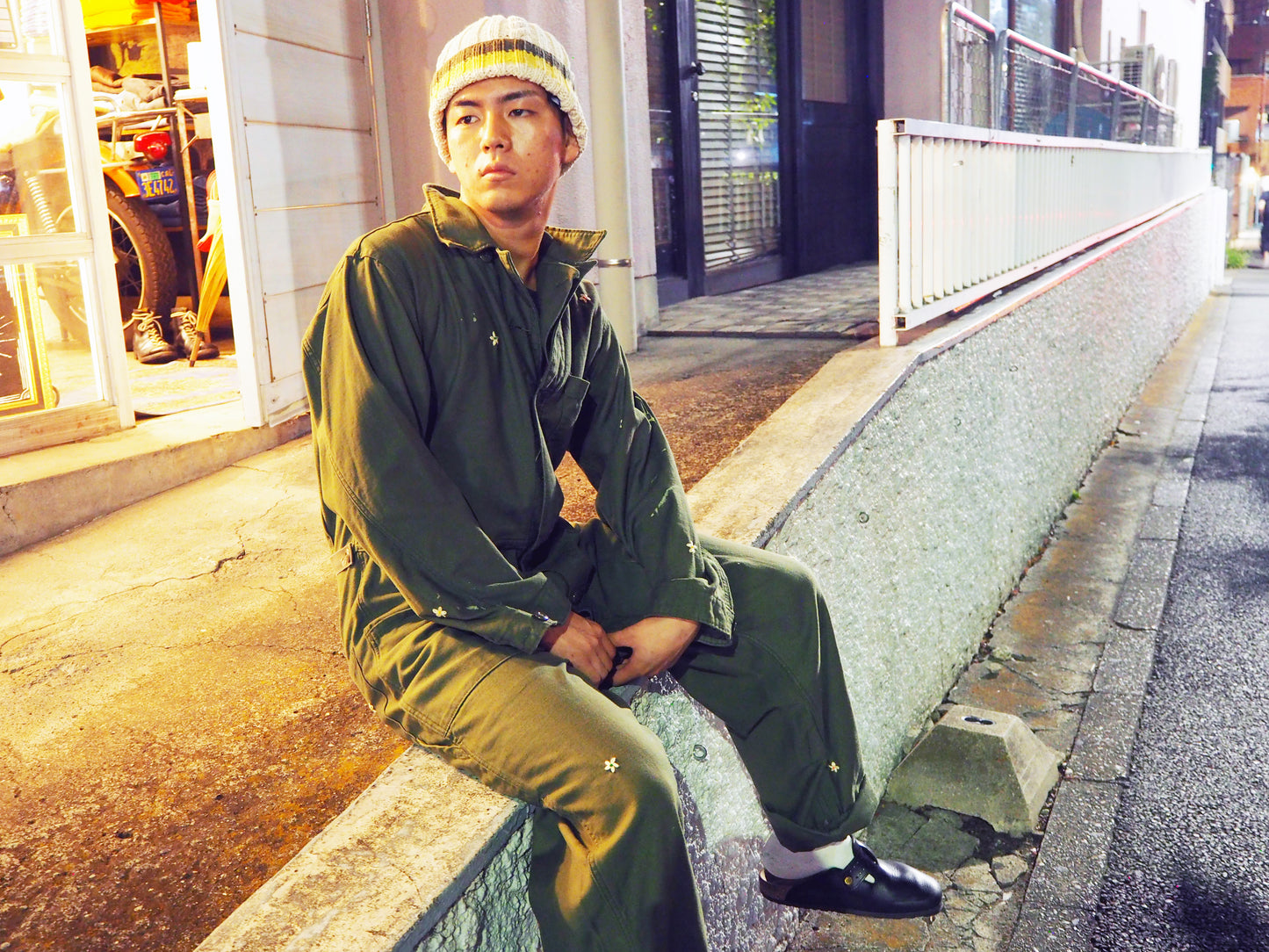 SHANANA MIL_MILITARY <COVERALLS MEN'S COTTON SATEEN ,TYPE1>SIZE LARGE