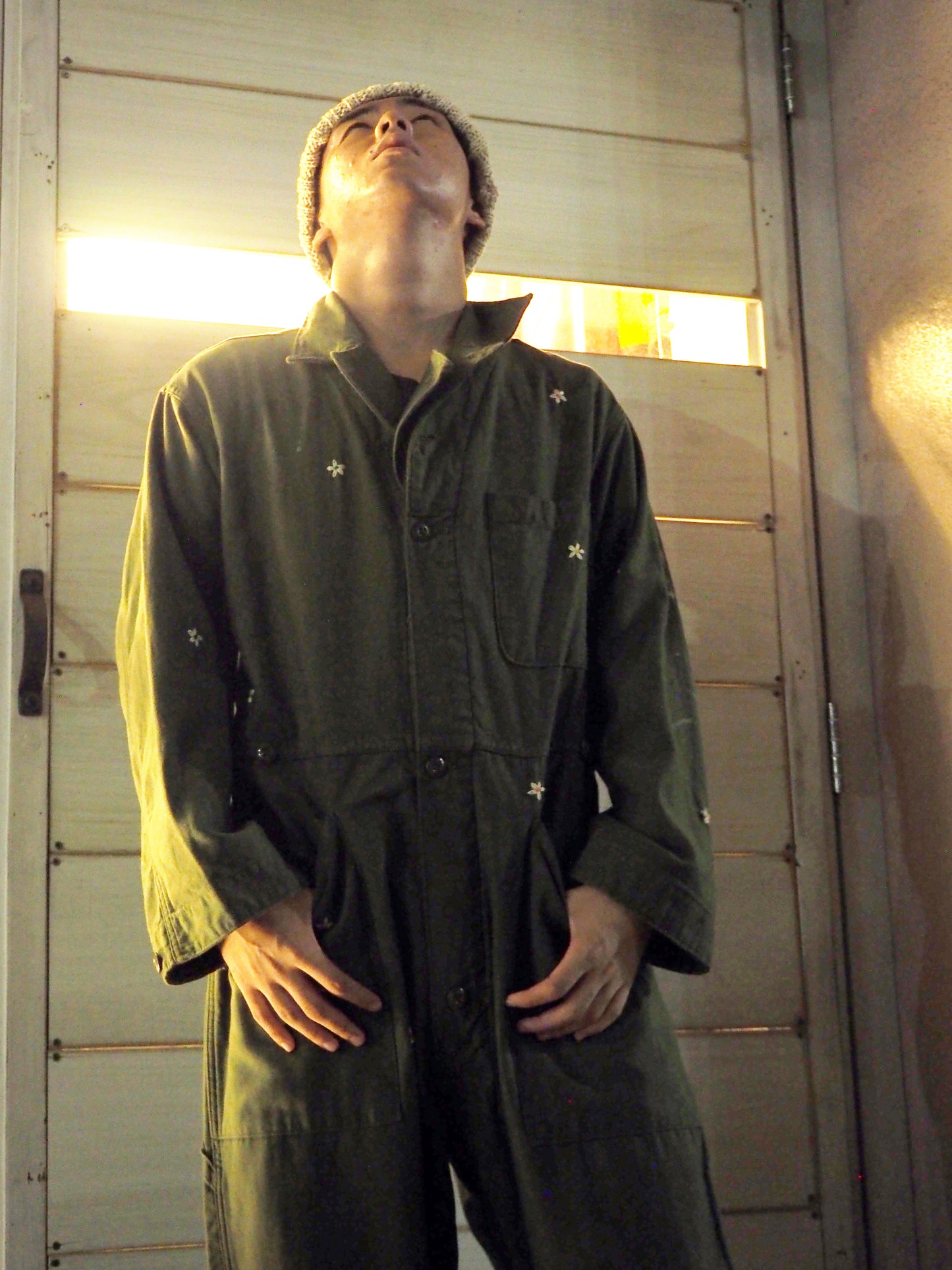 SHANANA MIL_MILITARY <COVERALLS MEN'S COTTON SATEEN ,TYPE1>SIZE LARGE