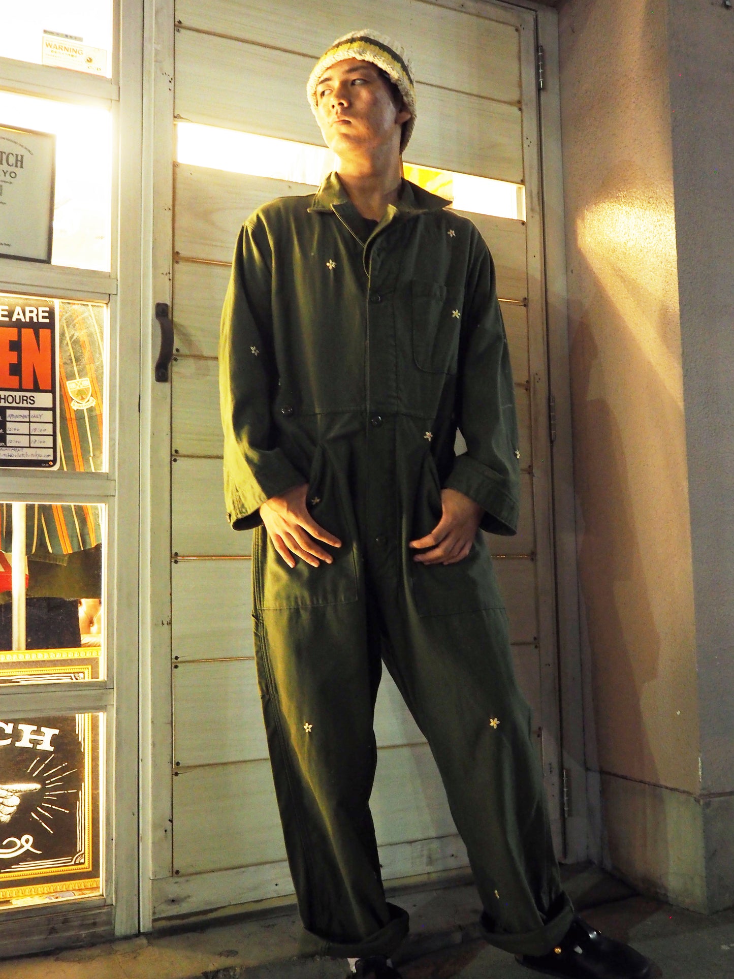 SHANANA MIL_MILITARY <COVERALLS MEN'S COTTON SATEEN ,TYPE1>SIZE LARGE