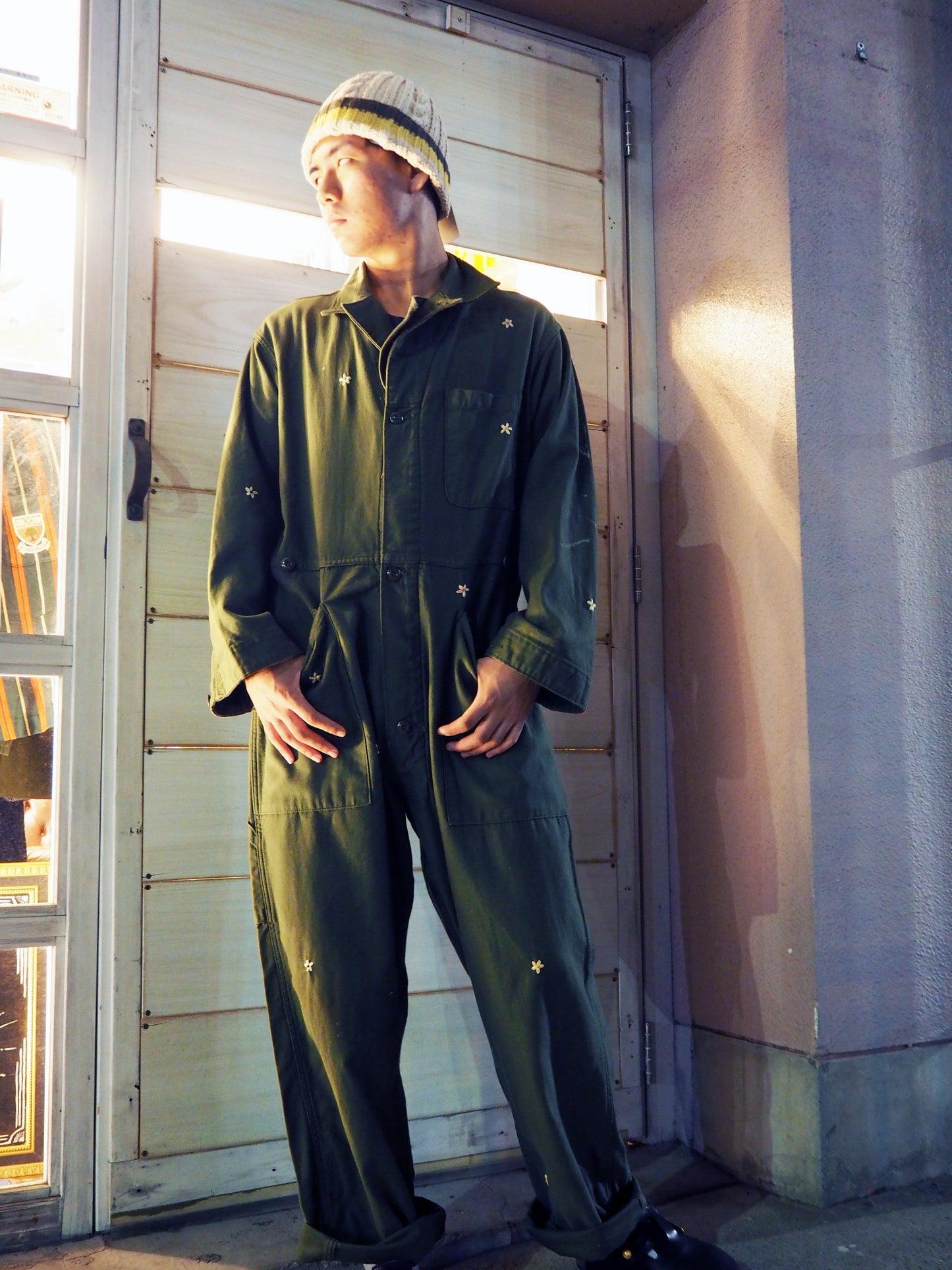 SHANANA MIL_MILITARY <COVERALLS MEN'S COTTON SATEEN ,TYPE1>SIZE LARGE